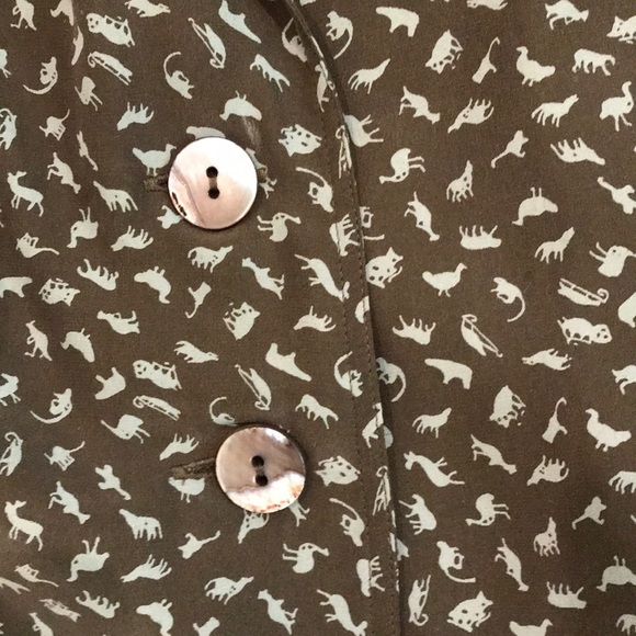 Out Of The Blue 100% Silk Skirt Outfit Size Small - Picture 4 of 7